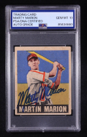 Marty Marion Signed 1949 Leaf #97 (PSA | Auto Grade 10) at PristineAuction.com