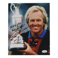 Greg Norman Signed 8x10 Photo Inscribed "Thanks for your support" (JSA) at PristineAuction.com