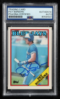 Pat Borders Signed 1988 Topps Traded #17T RC (PSA) at PristineAuction.com