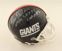 Steve DeOssie Signed Giants Mini Helmet Inscribed "SB XXV Champs" (Topps) at PristineAuction.com