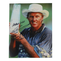 Greg Norman Signed 8x10 Photo Inscribed "Attack Life" (JSA) at PristineAuction.com