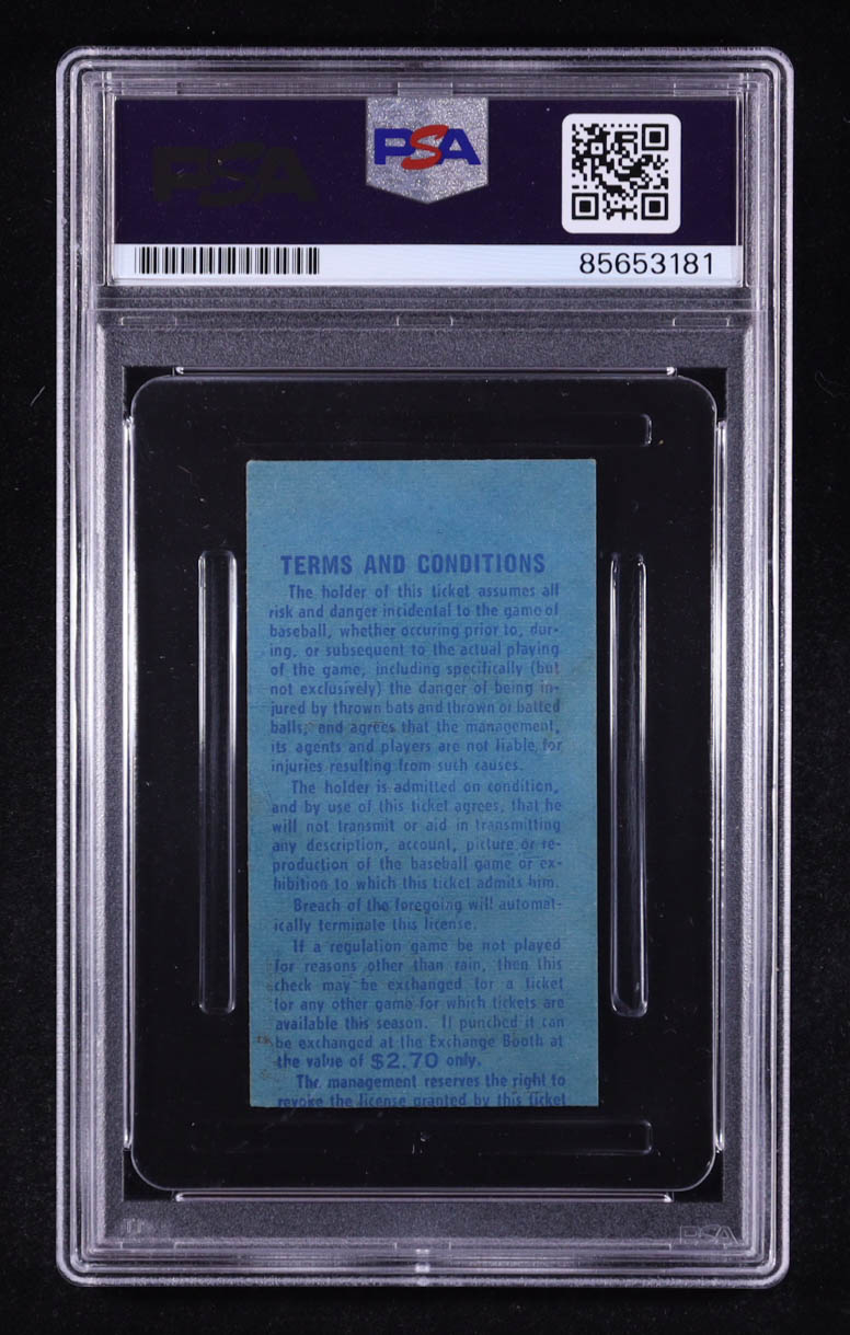 Nolan Ryan Signed Rookie Year 1968 Mets Shea Stadium Ticket (PSA | Auto Grade 10) at PristineAuction.com Nolan Ryan Signed Rookie Year 1968 Mets Shea Stadium Ticket (PSA | Auto Grade 10) at PristineAuction.com