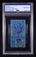 Nolan Ryan Signed Rookie Year 1968 Mets Shea Stadium Ticket (PSA | Auto Grade 10) at PristineAuction.com