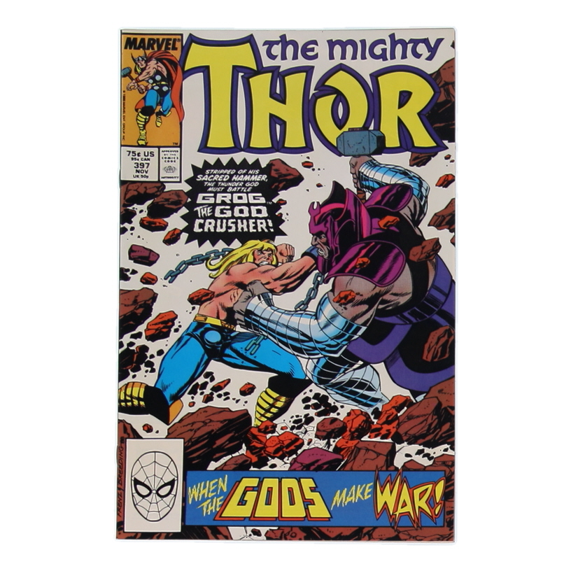 1988 "The Mighty Thor" Issue #397 Marvel Comic Book at PristineAuction.com 1988 "The Mighty Thor" Issue #397 Marvel Comic Book at PristineAuction.com