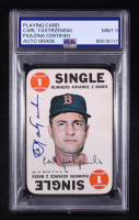 Carl Yastrzemski Signed 1968 Topps Game #3 (PSA | Auto Grade 9) at PristineAuction.com
