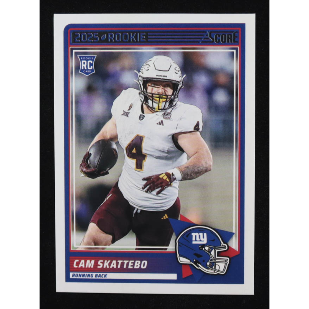 Cam Skattebo 2025 Score Rookies #1 RC at PristineAuction.com