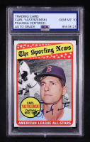 Carl Yastrzemski Signed 1969 Topps #425 AS (PSA | Auto Grade 10) at PristineAuction.com