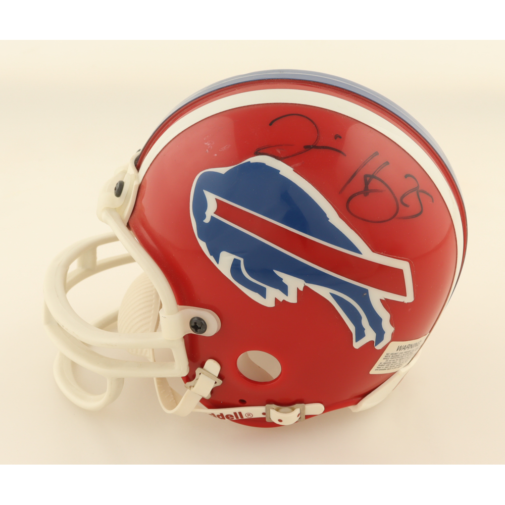 Jim Crotty Signed Bills Mini Helmet (Topps) at PristineAuction.com