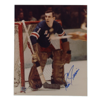 Eddie Giacomin Signed Rangers 8x10 Photo (PSA) at PristineAuction.com