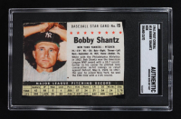 Bobby Shantz 1961 Post Cereal Box Hand Cut #15 (SGC) at PristineAuction.com