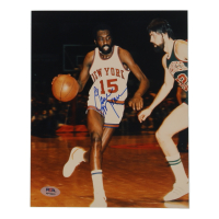 Earl Monroe Signed Knicks 8x10 Photo (PSA) at PristineAuction.com