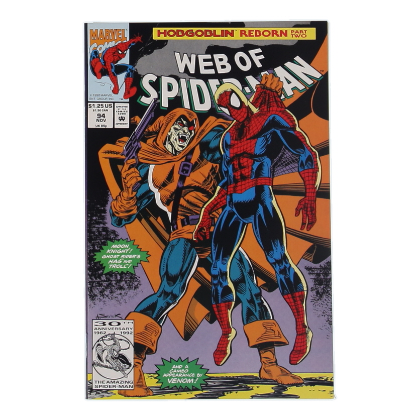1992 "Web of Spider-Man" Issue #94 Marvel Comic Book at PristineAuction.com 1992 "Web of Spider-Man" Issue #94 Marvel Comic Book at PristineAuction.com