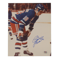 Pierre Larouche Signed Rangers 8x10 Photo (PSA) at PristineAuction.com