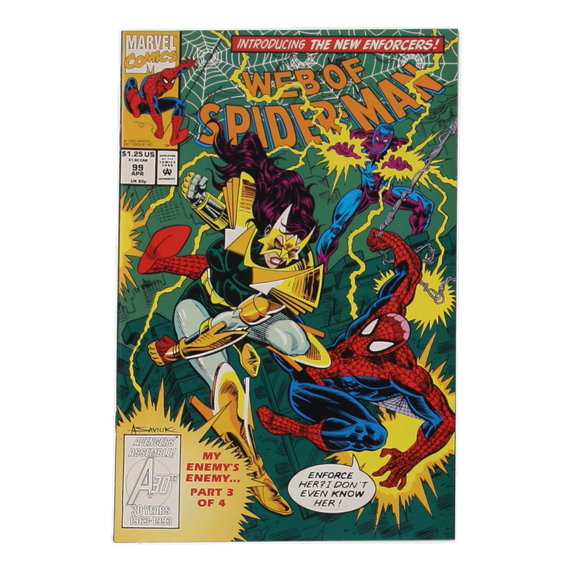 1993 "Web of Spider-Man" Issue #99 Marvel Comic Book at PristineAuction.com 1993 "Web of Spider-Man" Issue #99 Marvel Comic Book at PristineAuction.com