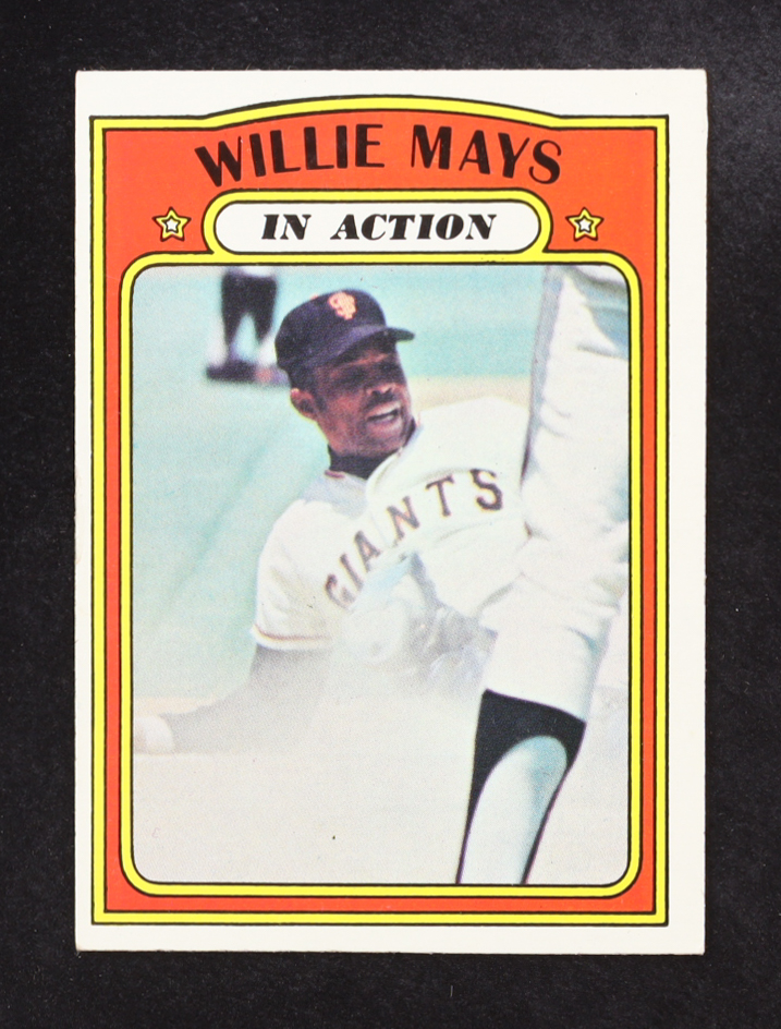 Willie Mays 1972 Topps #50 IA at PristineAuction.com Willie Mays 1972 Topps #50 IA at PristineAuction.com