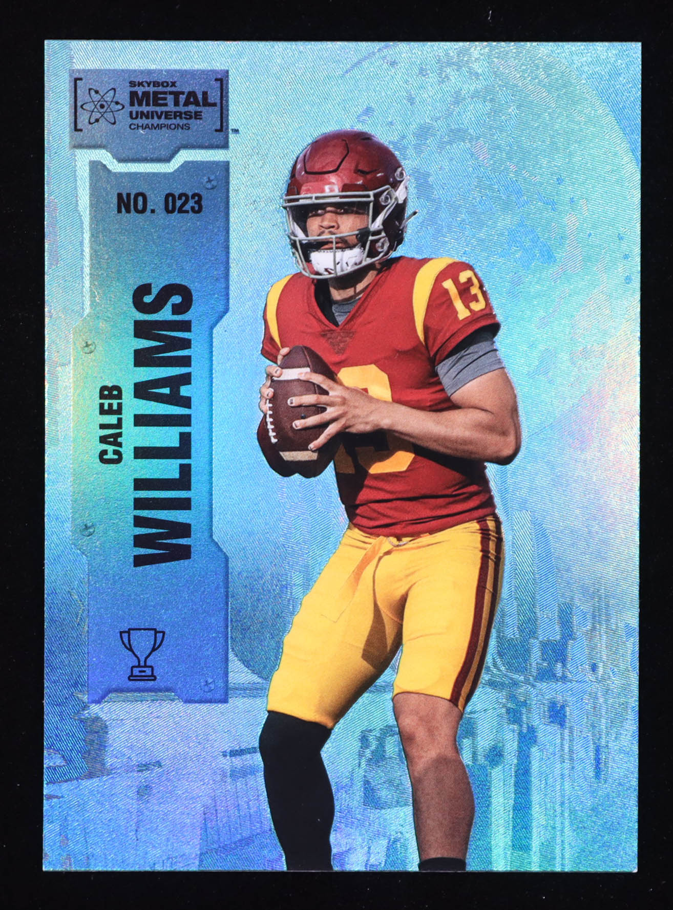 Caleb Williams 2022 Skybox Metal Universe Champions #023 RC at PristineAuction.com Caleb Williams 2022 Skybox Metal Universe Champions #023 RC at PristineAuction.com