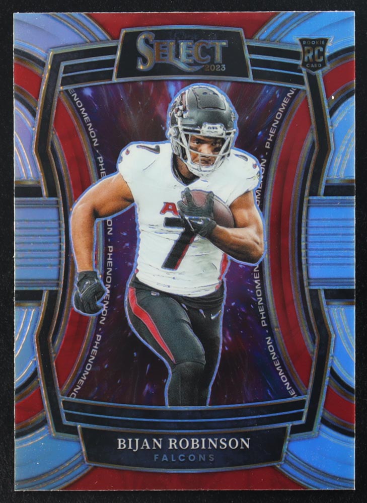 Bijan Robinson 2023 Select Silver Prizms #PHBRO RC at PristineAuction.com Bijan Robinson 2023 Select Silver Prizms #PHBRO RC at PristineAuction.com