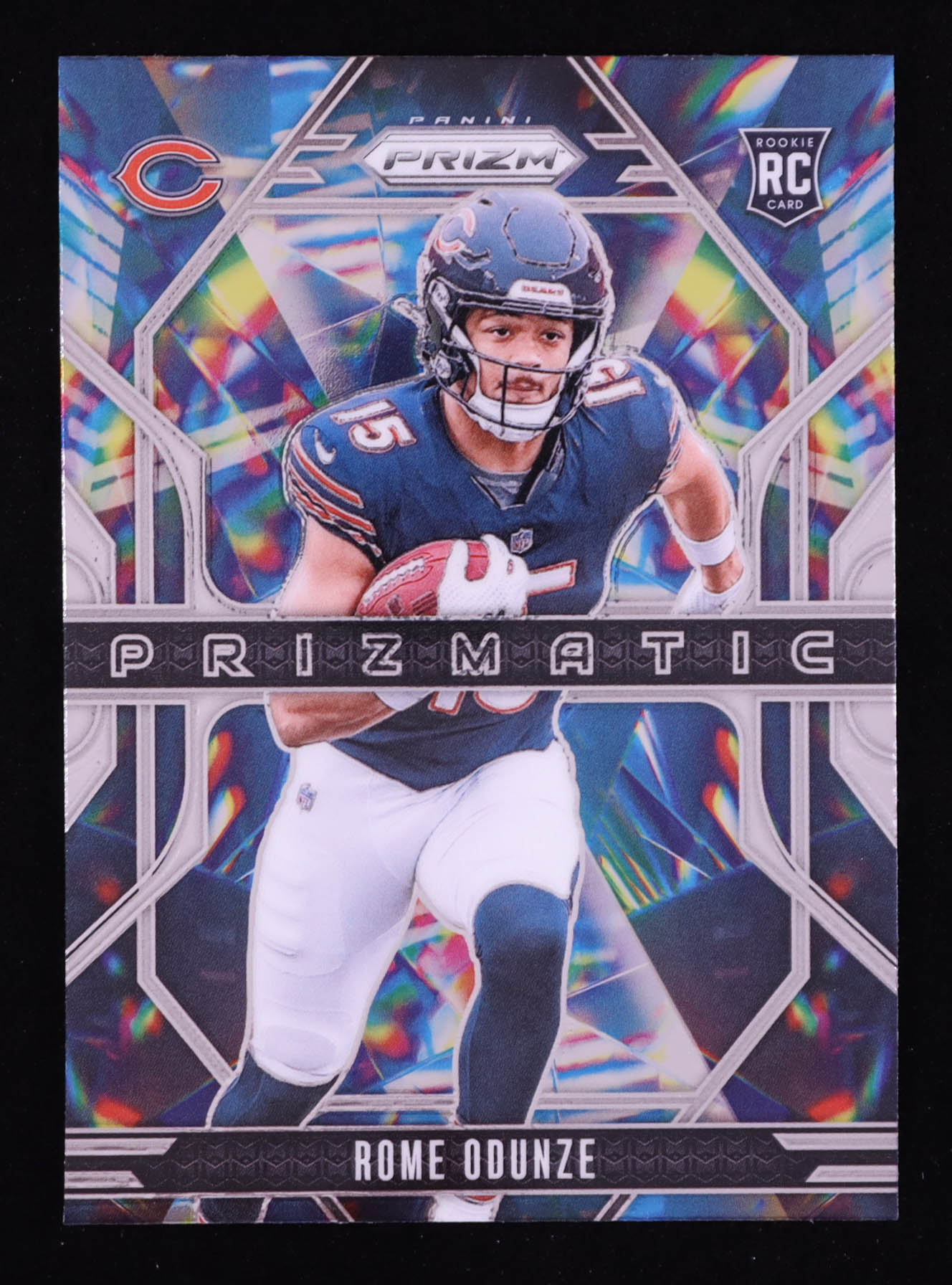 Rome Odunze 2024 Panini Prizmatic Prizm #9 RC at PristineAuction.com Rome Odunze 2024 Panini Prizmatic Prizm #9 RC at PristineAuction.com