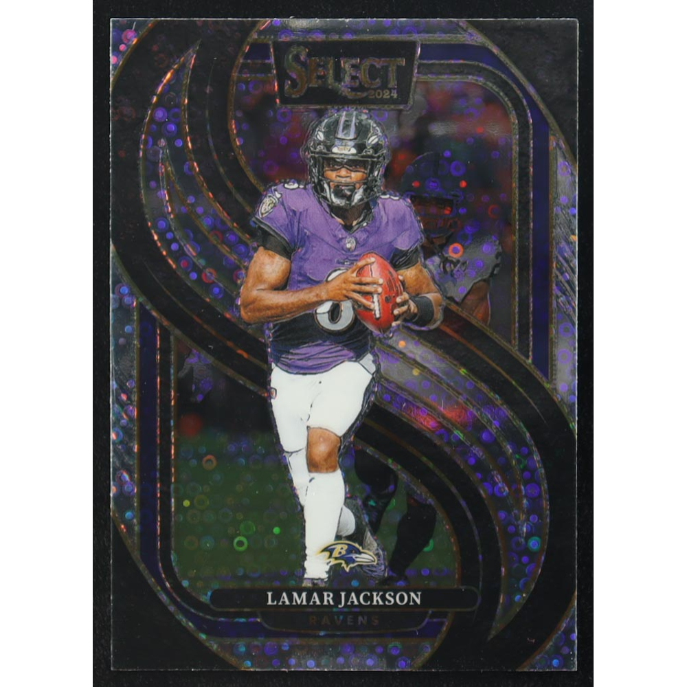 Lamar Jackson 2024 Select No Huddle Silver #121 at PristineAuction.com