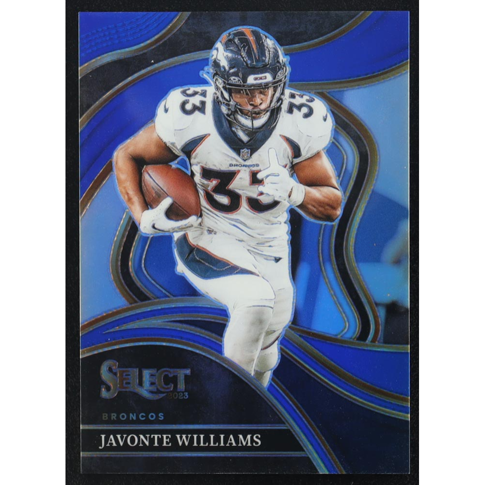 Javonte Williams 2023 Select Blue #260 #84/99 at PristineAuction.com