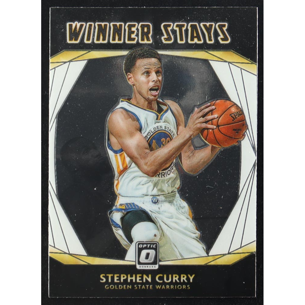 Stephen Curry 2020-21 Donruss Optic Winner Stays #3 at PristineAuction.com