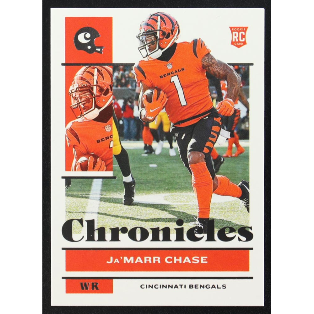 Ja'Marr Chase 2021 Panini Chronicles #17 RC at PristineAuction.com