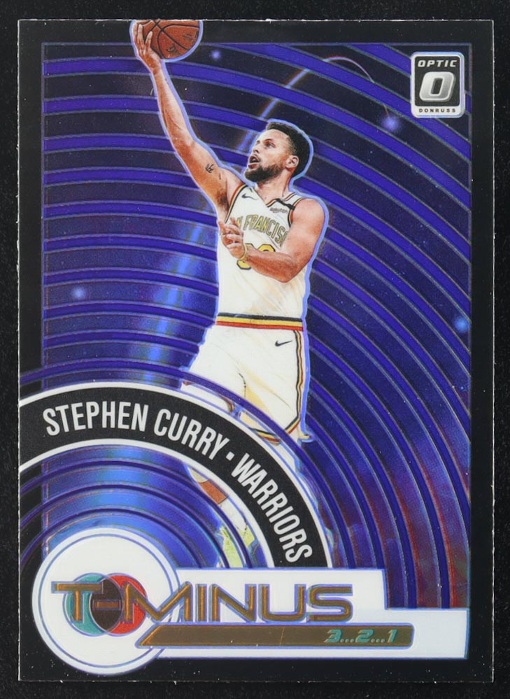 Stephen Curry 2020-21 Donruss Optic T-Minus 3...2...1... #1 at PristineAuction.com Stephen Curry 2020-21 Donruss Optic T-Minus 3...2...1... #1 at PristineAuction.com