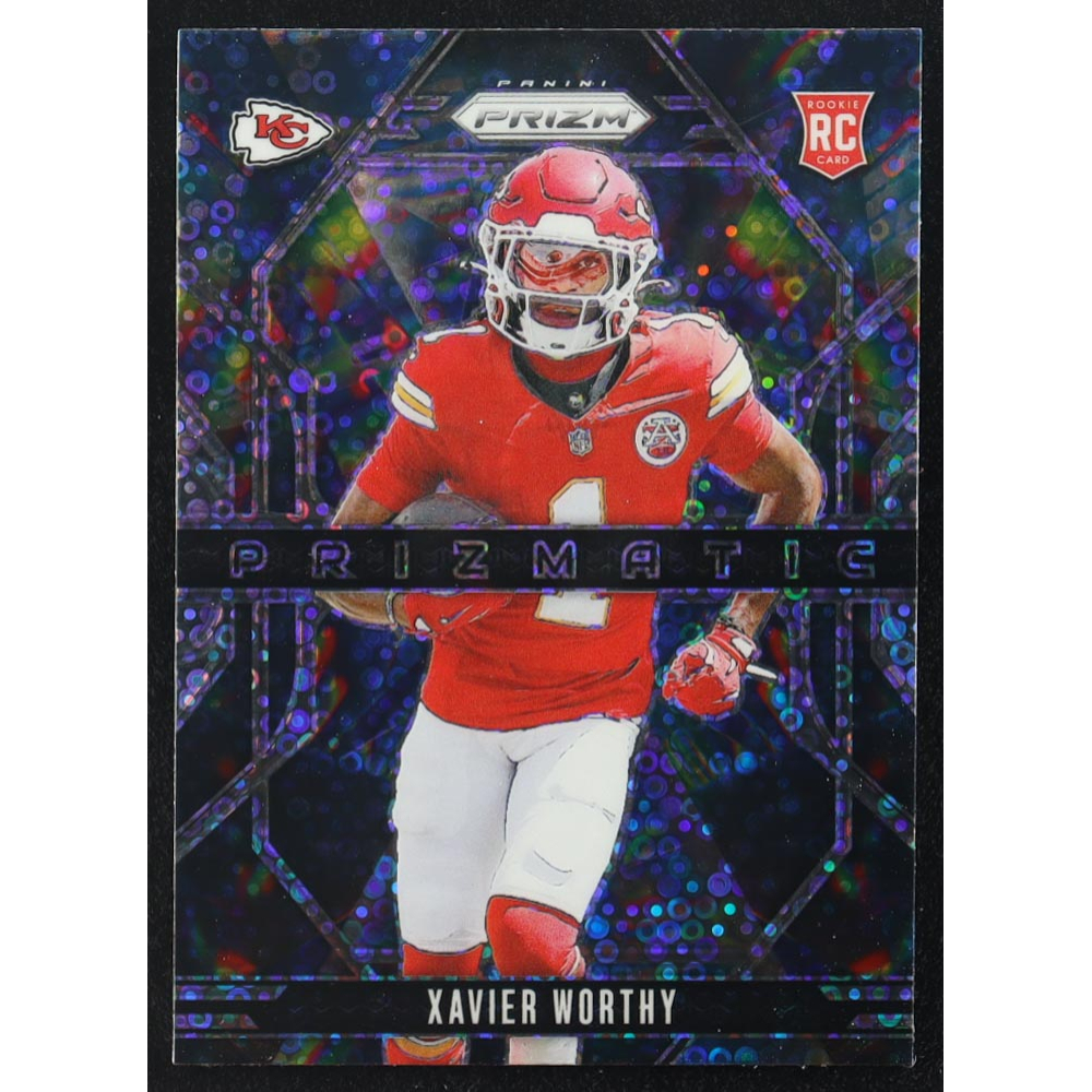 Xavier Worthy 2024 Panini Prizm Prizmatic Prizms No Huddle #14 RC at PristineAuction.com