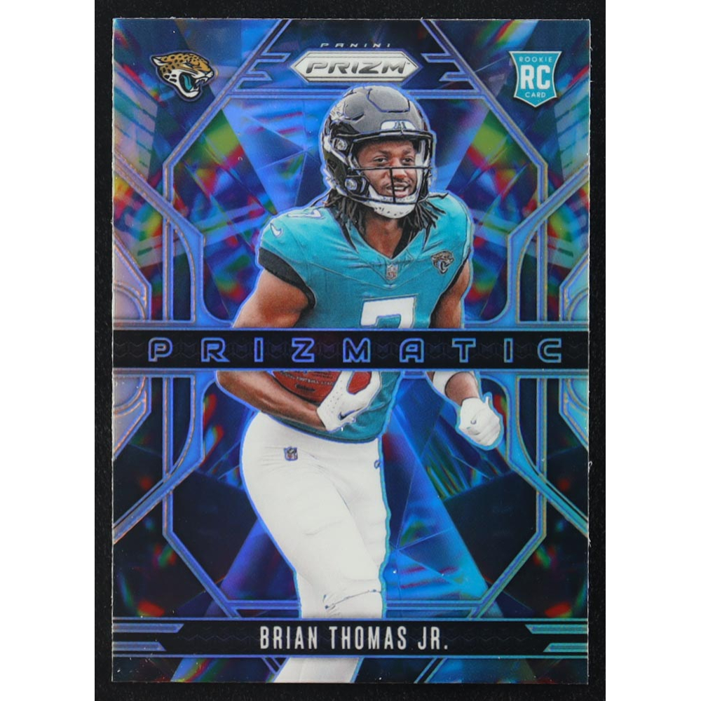 Brian Thomas Jr. 2024 Panini Prizm Prizmatic Prizms Silver #19 RC at PristineAuction.com