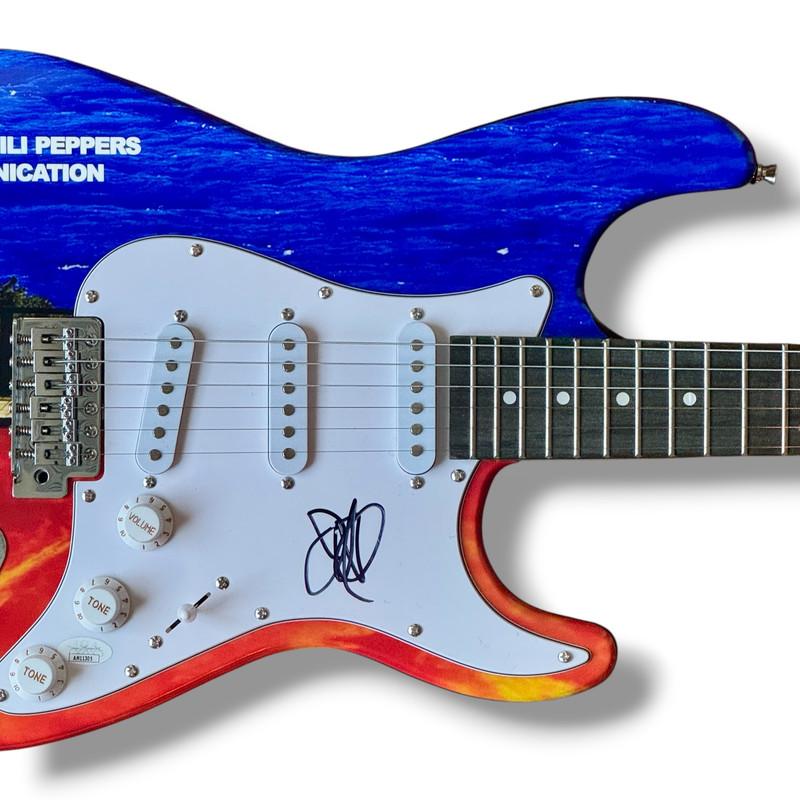 Red Hot Chili Peppers Set of (4) Custom Guitars Band-Signed by (4) with Anthony Kiedis, John Frusciante, Flea & Chad Smith (JSA & PSA) at PristineAuction.com Red Hot Chili Peppers Set of (4) Custom Guitars Band-Signed by (4) with Anthony Kiedis, John Frusciante, Flea & Chad Smith (JSA & PSA) at PristineAuction.com