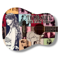 Taylor Swift "Eras Tour" Guitar with Signed Custom Insert Pickguard (JSA) at PristineAuction.com