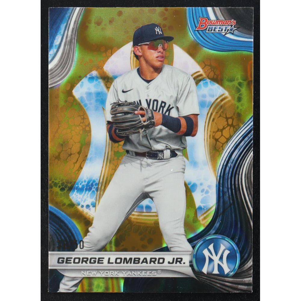 George Lombard Jr. 2024 Bowman's Best Top Prospects Gold Lava Refractors #TP15 RC #38/50 at PristineAuction.com
