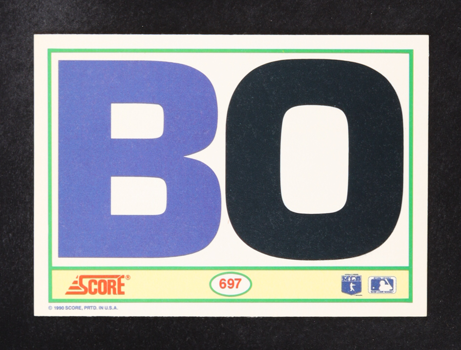 Bo Jackson 1990 Score BB FB #697 at PristineAuction.com Bo Jackson 1990 Score BB FB #697 at PristineAuction.com