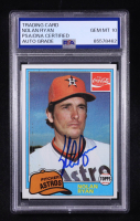 Nolan Ryan Signed 1981 Coke Team Sets #69 Topps (PSA | Auto Grade 10) at PristineAuction.com