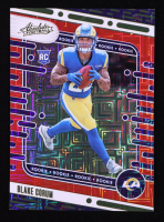 Blake Corum 2024 Panini Absolute Red Squares #168 RC #178/499 at PristineAuction.com