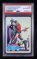 To Robin's Rescue 1966 Topps Batman B Series Blue Bat #11B (PSA Authentic) at PristineAuction.com