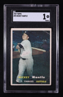 Mickey Mantle 1957 Topps #95 (SGC 1) at PristineAuction.com