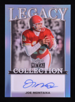 Joe Montana 2024 Leaf Metal Legacy Collection Light Blue Auto #BA-JM10 #2/25 at PristineAuction.com