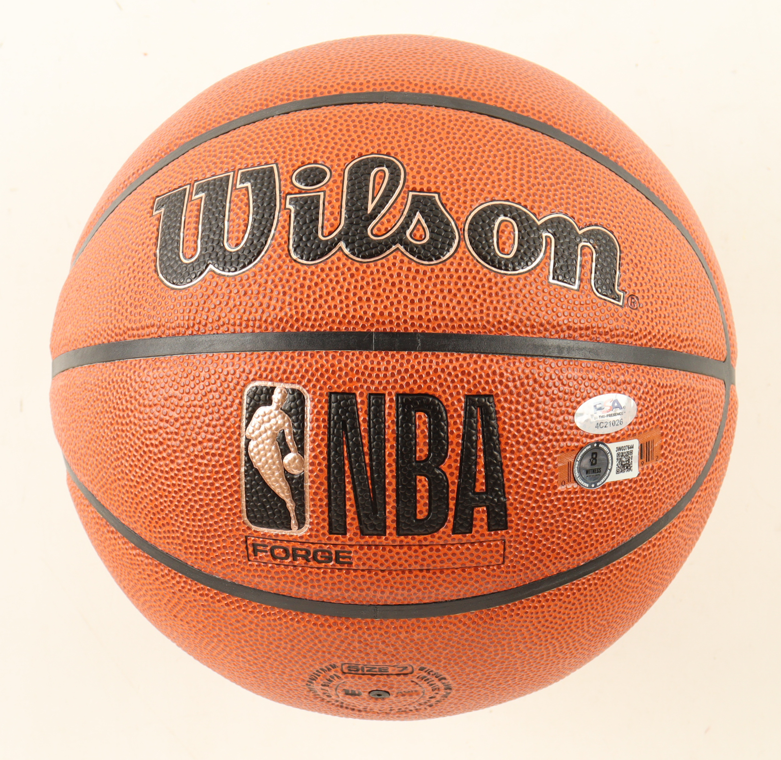 Magic Johnson & Larry Bird Signed NBA Basketball with Stand (PSA & Beckett) at PristineAuction.com Magic Johnson & Larry Bird Signed NBA Basketball with Stand (PSA & Beckett) at PristineAuction.com