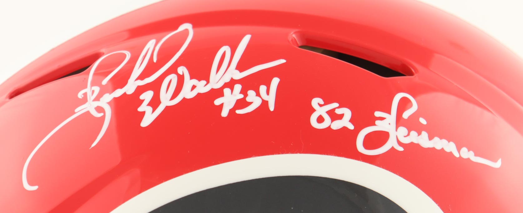 Herschel Walker Signed Georgia Bulldogs Full-Size Authentic On-Field Speed Helmet Inscribed "82 Heisman" (Beckett) at PristineAuction.com Herschel Walker Signed Georgia Bulldogs Full-Size Authentic On-Field Speed Helmet Inscribed "82 Heisman" (Beckett) at PristineAuction.com