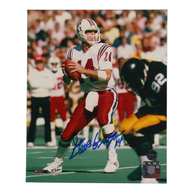 Steve Grogan Signed Patriots 8x10 Photo (Patriots Alumni) at PristineAuction.com Steve Grogan Signed Patriots 8x10 Photo (Patriots Alumni) at PristineAuction.com
