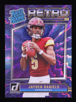 Jayden Daniels 2024 Panini Donruss Rated Rookie Retro #11 RC at PristineAuction.com