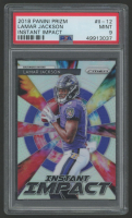 Lamar Jackson 2018 Prizm Instant Impact #II12 RC (PSA 9) at PristineAuction.com