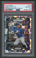 Bobby Witt Jr. 2024 Panini Prizm Premium Box Set Prizm #213 #23/199 (PSA 10) at PristineAuction.com
