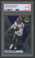 Lamar Jackson 2020 Panini Mosaic #19 (PSA 10) at PristineAuction.com