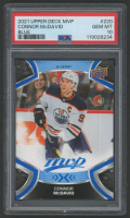 Connor McDavid 2021 Upper Deck MVP Blue #220 (PSA 10) at PristineAuction.com