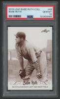 Babe Ruth 2016 Leaf Babe Ruth Collection #49 (PSA 10) at PristineAuction.com