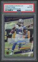 CeeDee Lamb 2020 Panini Chronicles / Prestige Signature #306 RC (PSA 8) at PristineAuction.com