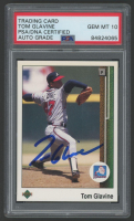 Tom Glavine Signed 1989 Upper Deck #360 (PSA | Auto 10) at PristineAuction.com