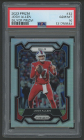 Josh Allen 2023 Panini Prizm Silver Prizm #32 (PSA 10) at PristineAuction.com